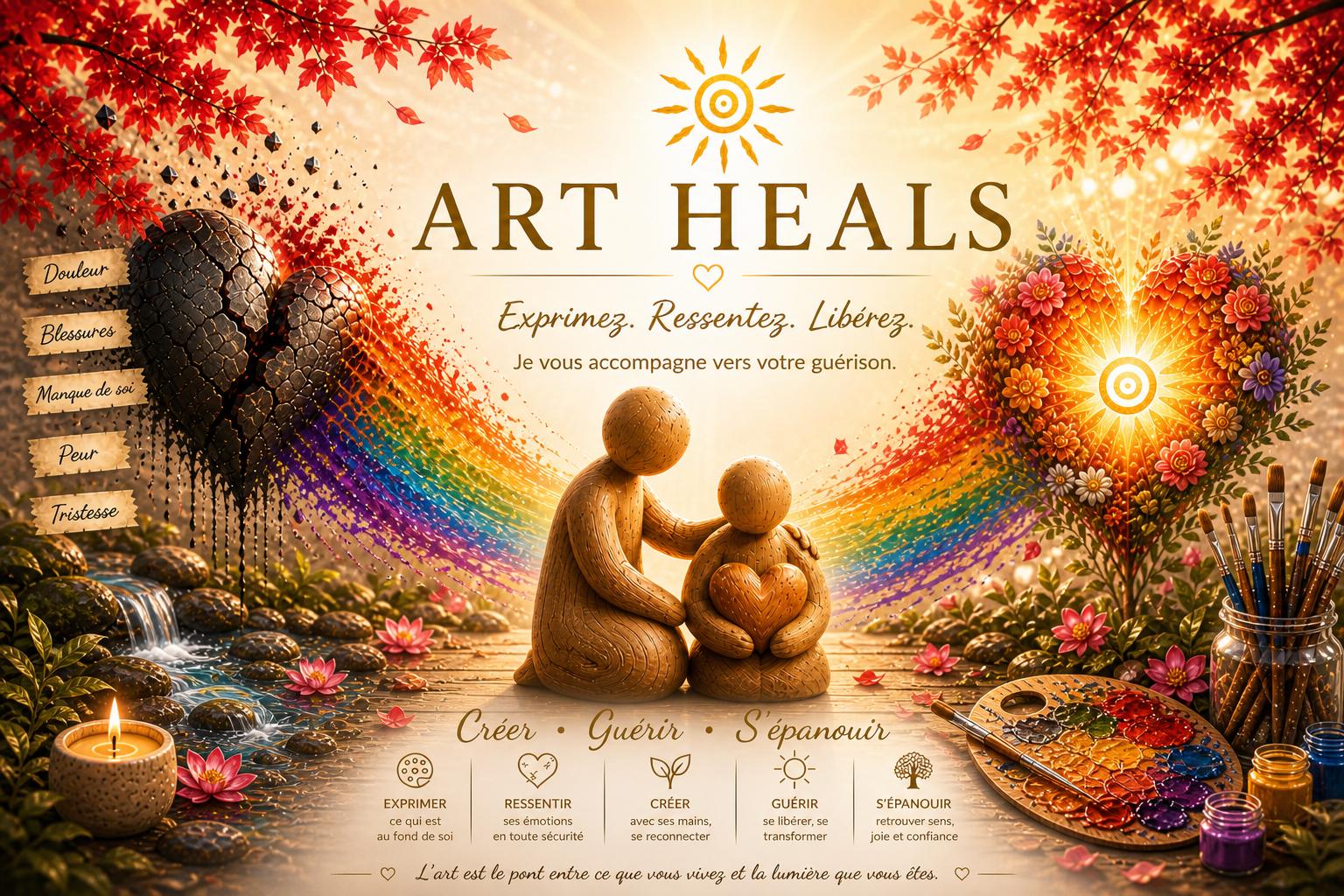 Art Heals — Exprimez. Ressentez. Libérez.